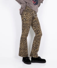 Reversible Sweatpants with Leopard Pattern