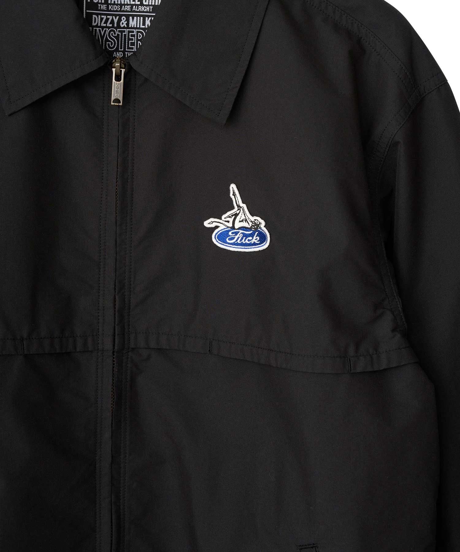 Evil Woman Scratch Work Shirt Jacket