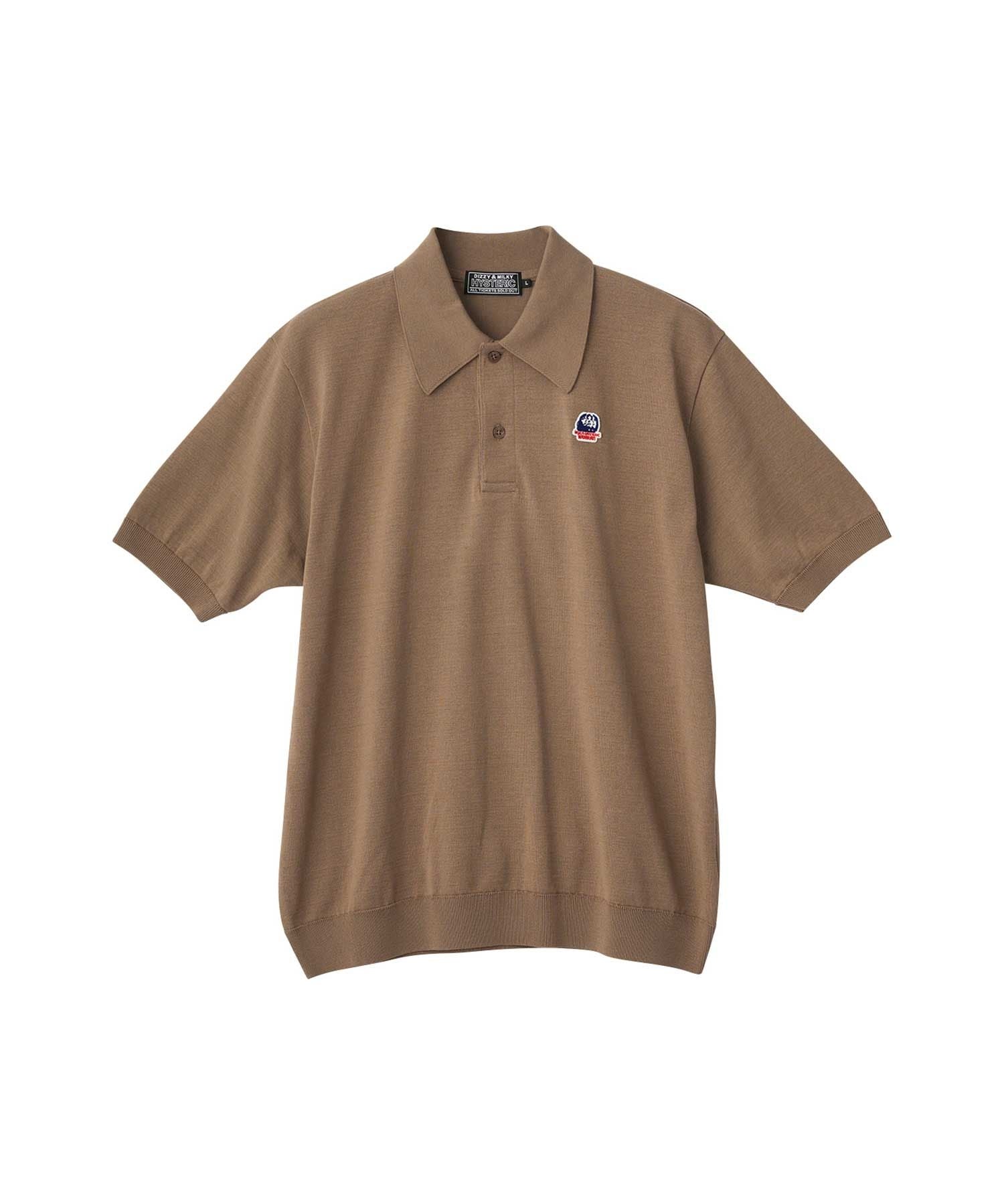 Multi Woman Wappen Polo Shirt - Brown