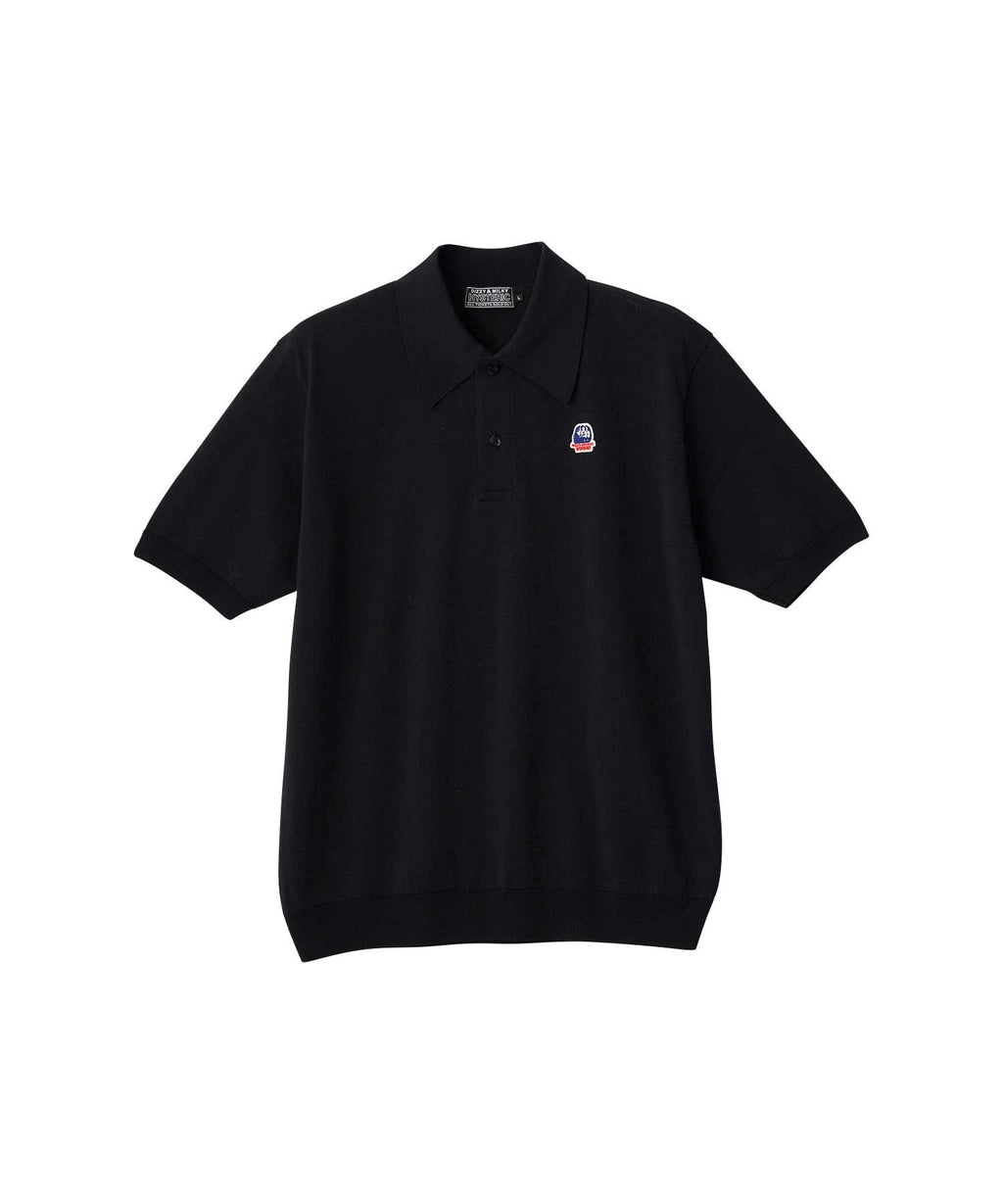 Multi Woman Wappen Polo Shirt - Black