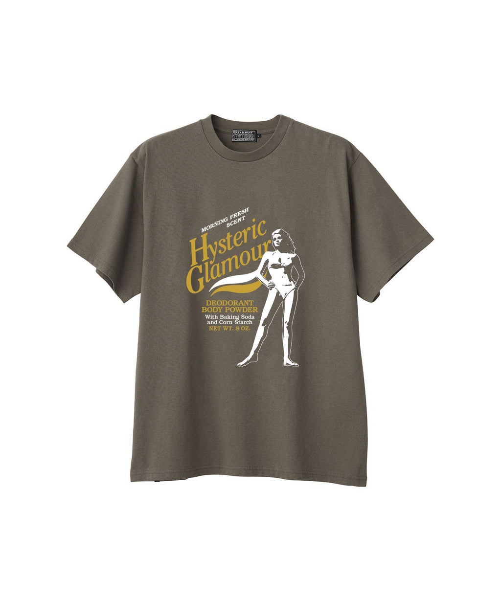 Hysteric Body Powder T-Shirt - Khaki