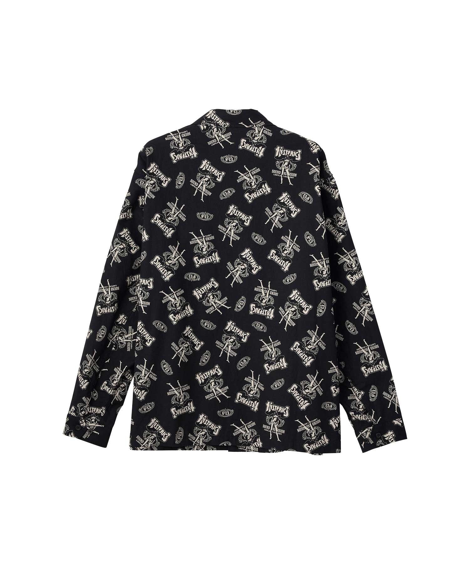 Bad Ass Whisky Pattern Flat Color Shirt