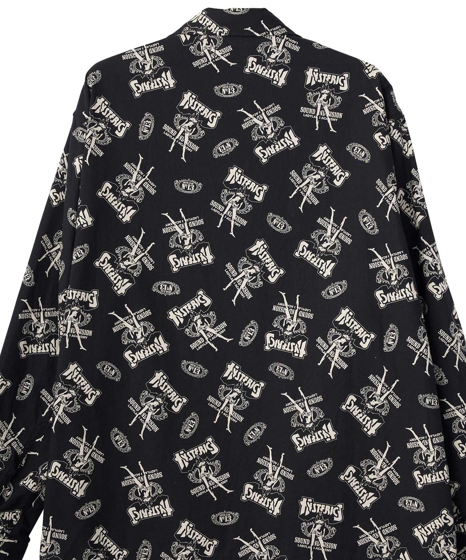 Bad Ass Whisky Pattern Flat Color Shirt