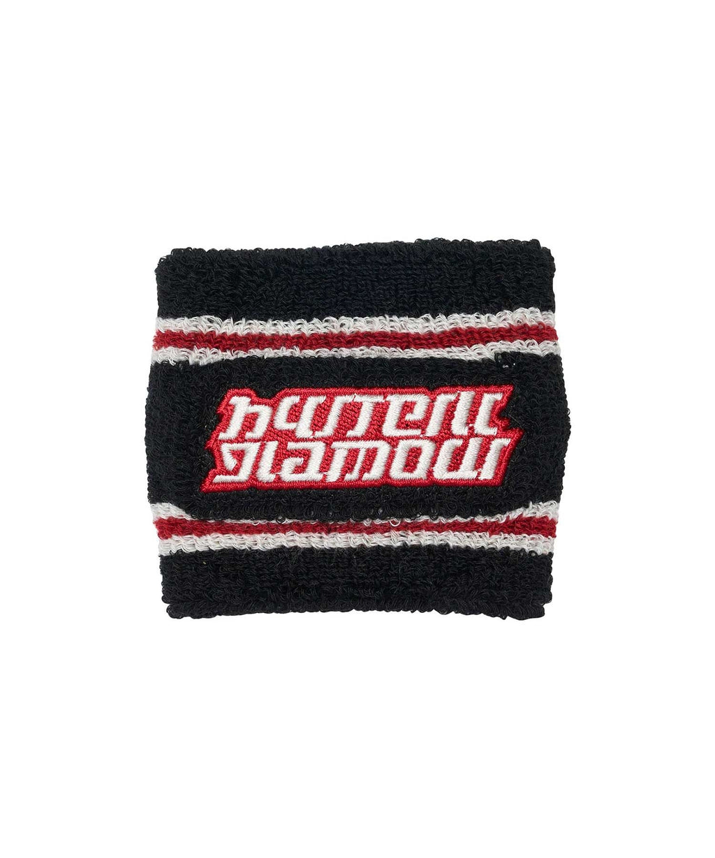 FAST LOGO Embroidered Wristband - Black