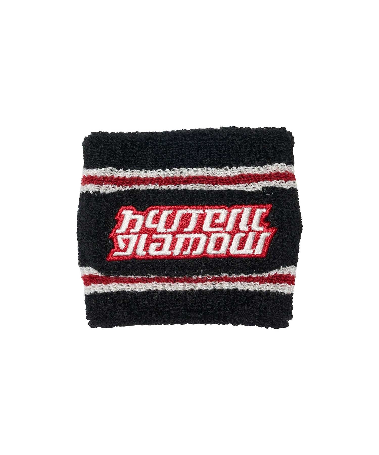 FAST LOGO Embroidered Wristband - Black