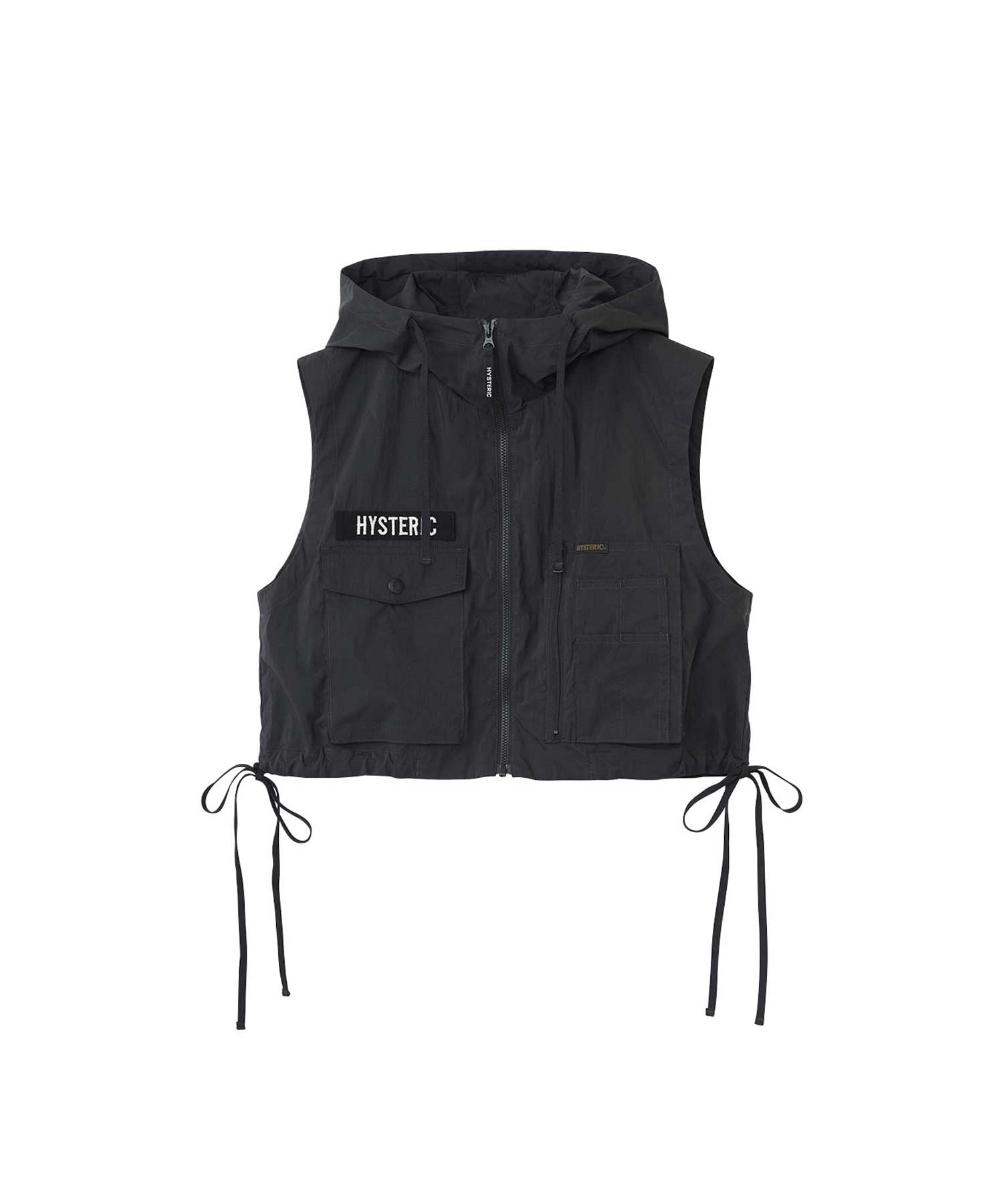 BANANA WOMAN Hooded Vest - Black