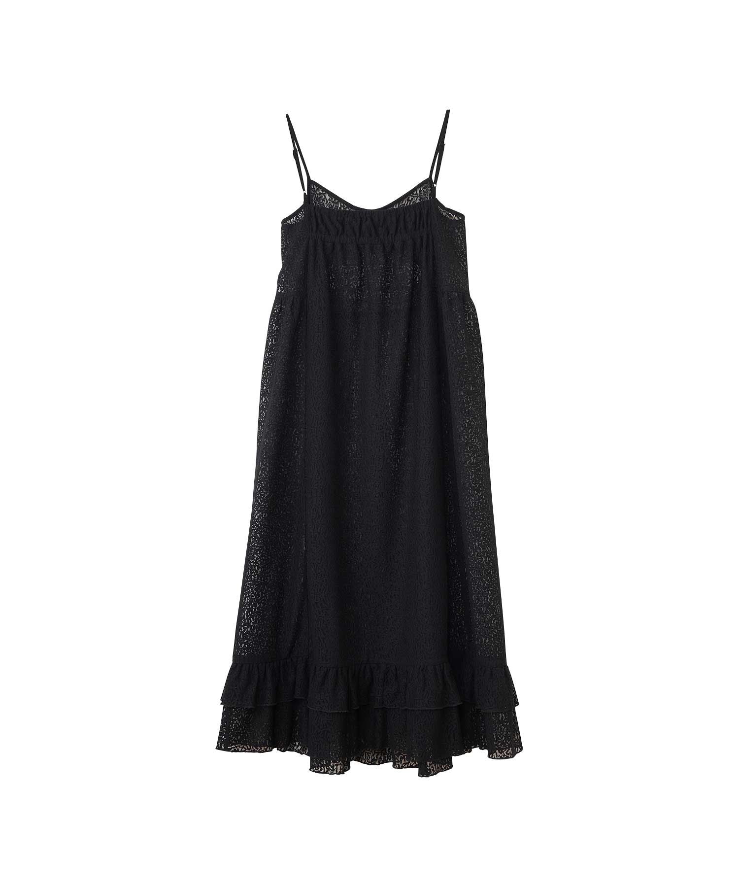 Maiden Logo Tulle Jacquard One-Piece