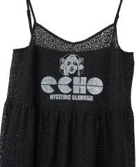 Maiden Logo Tulle Jacquard One-Piece