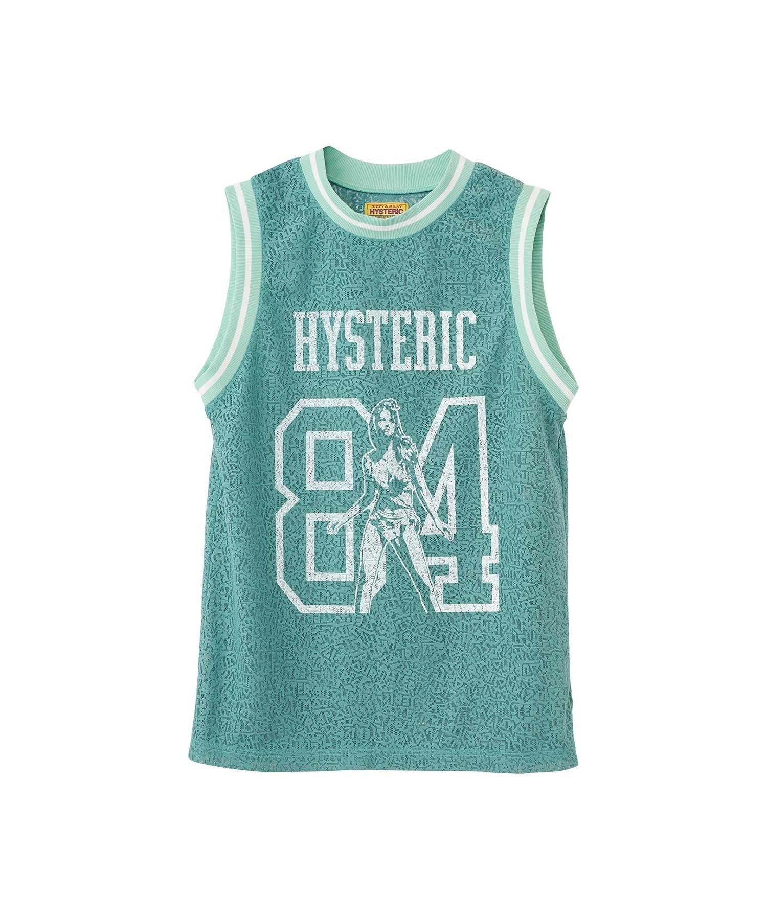 MAIDEN LOGO Tulle Jacquard Tank Top - Other green shades