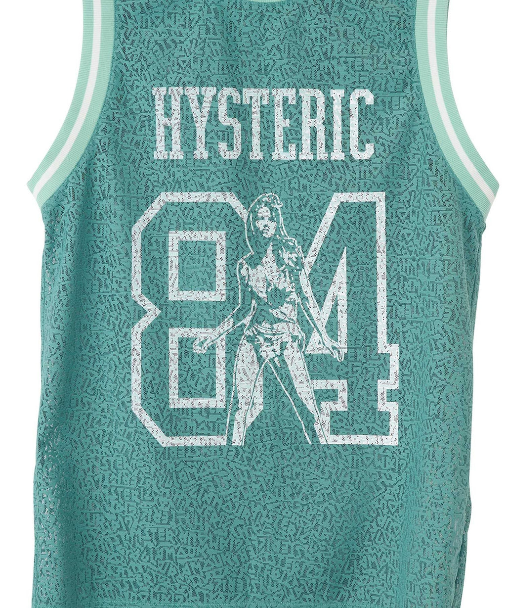 MAIDEN LOGO Tulle Jacquard Tank Top
