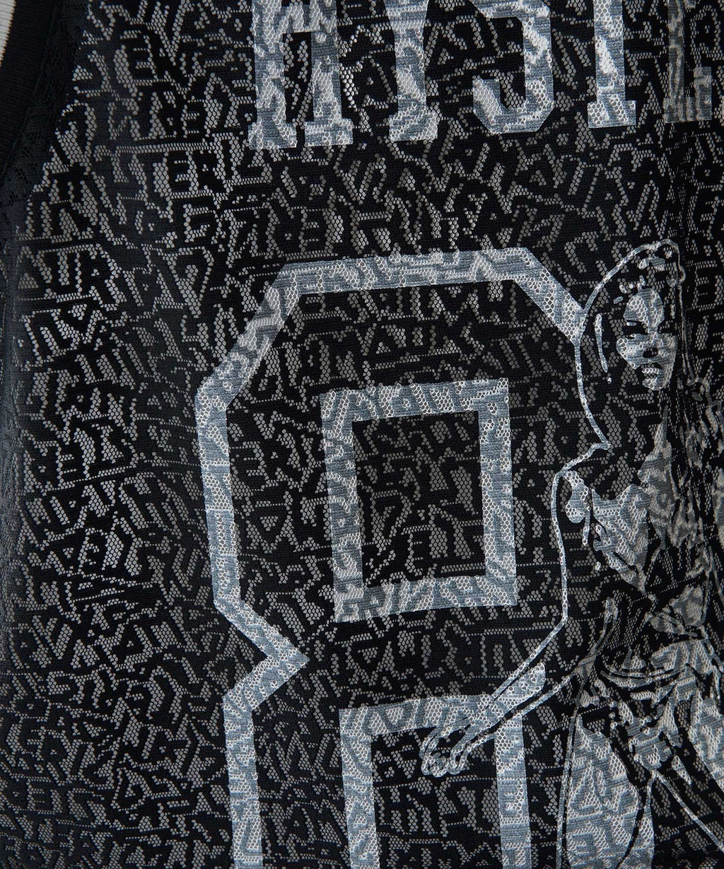 MAIDEN LOGO Tulle Jacquard Tank Top