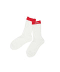 HYSTERIC LOGO Embroidered Socks - White