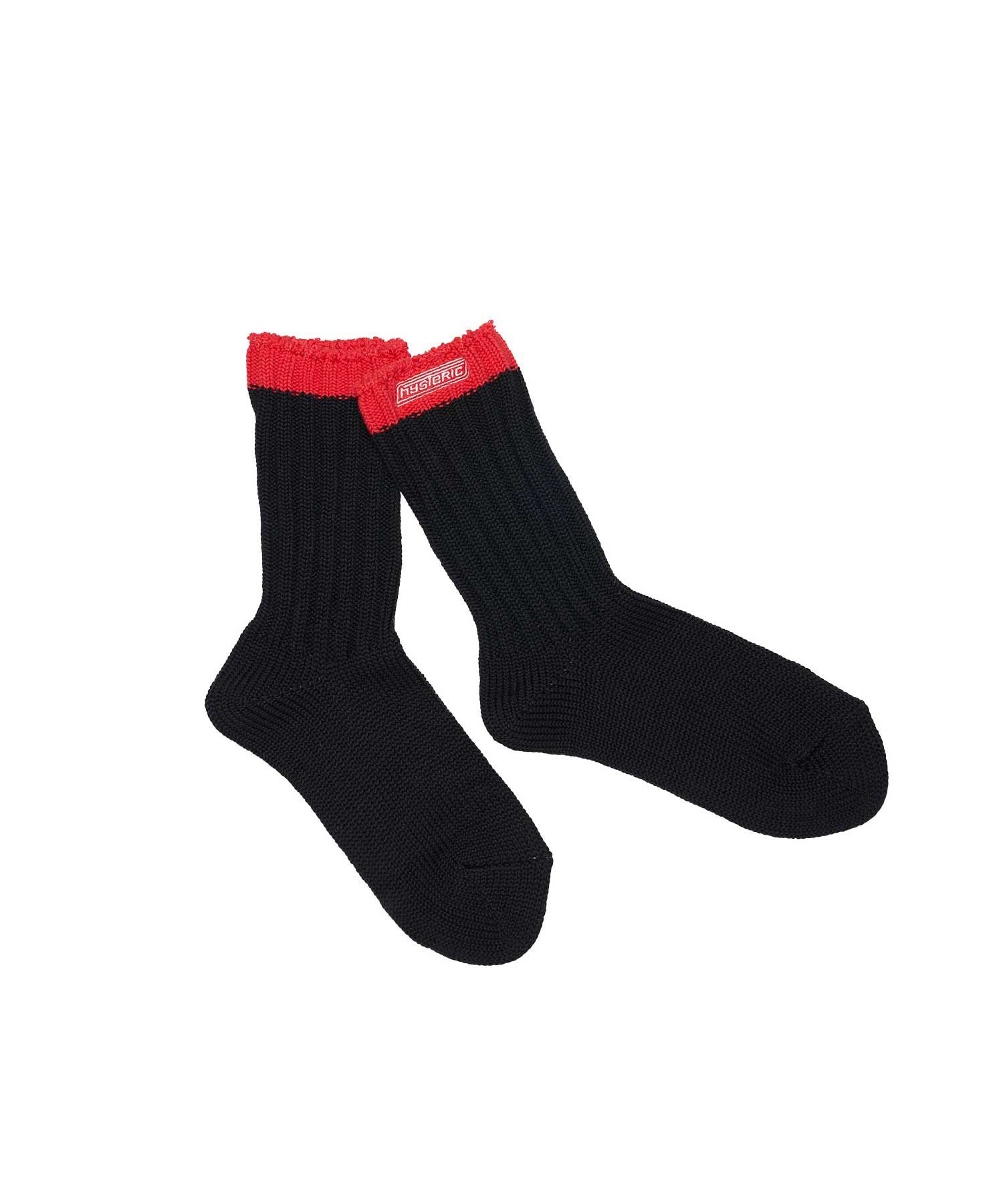 HYSTERIC LOGO Embroidered Socks