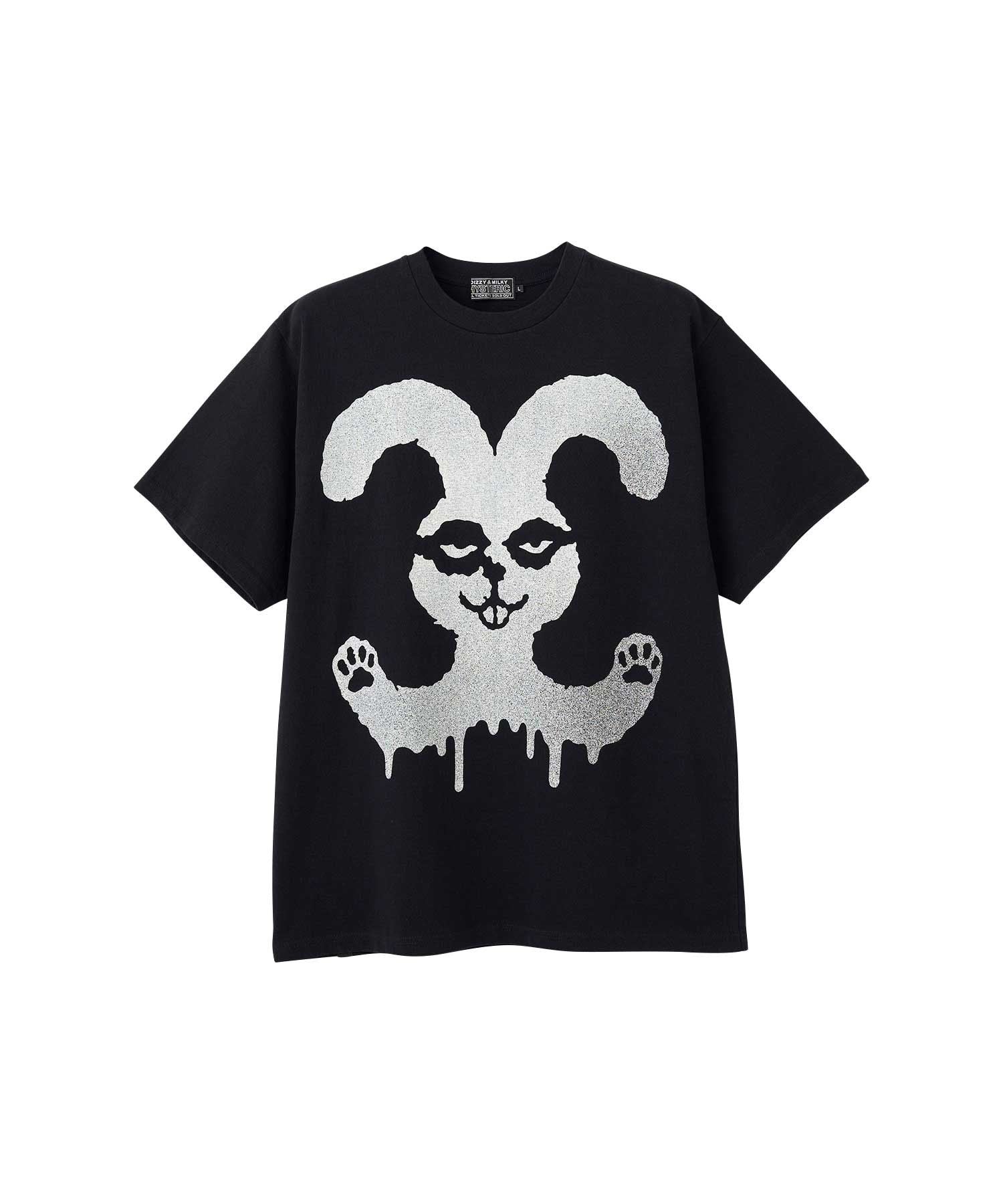RABBIT GHOST T-Shirt - Black