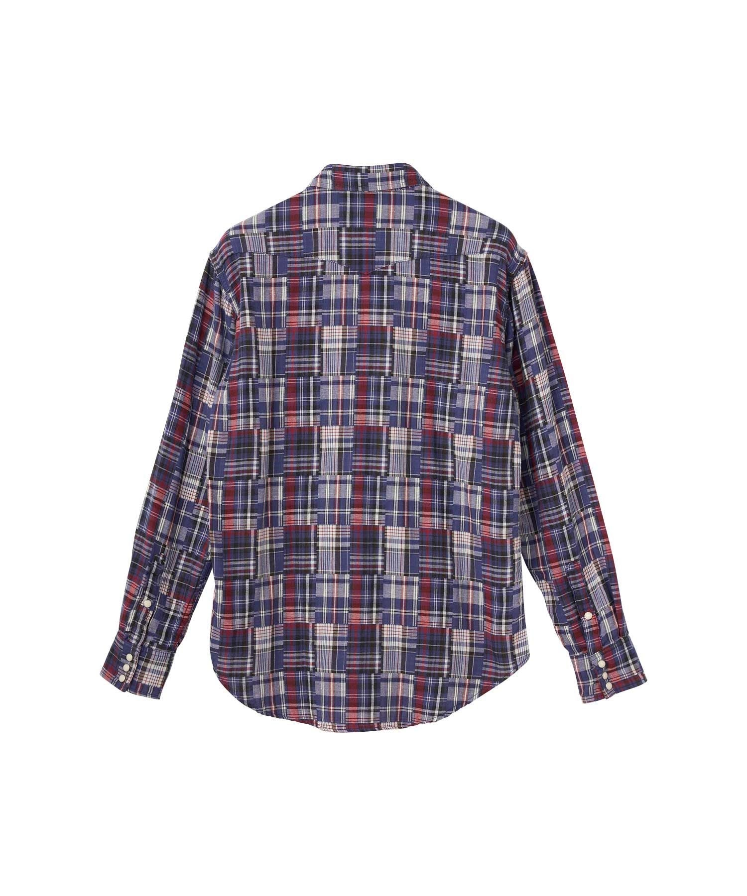 Double Gauze Check Western Shirt