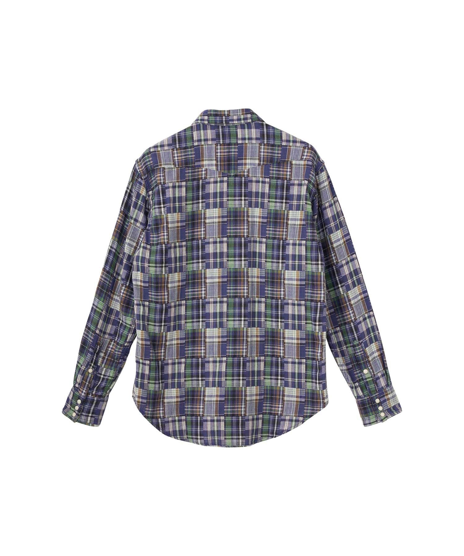 Double Gauze Check Western Shirt