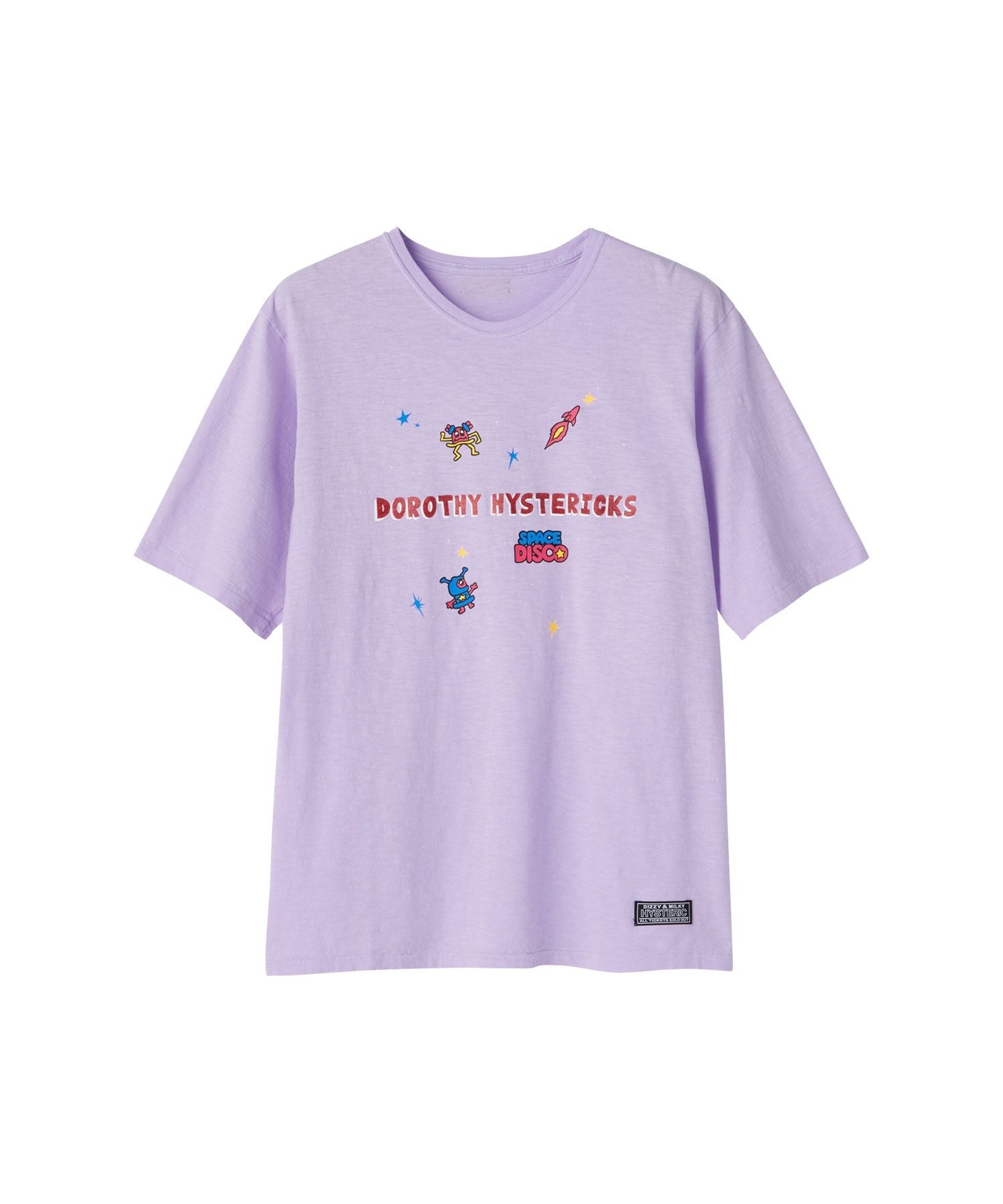 DOROTHY HENDRICKS/SPACE DISCO Tee - Purple