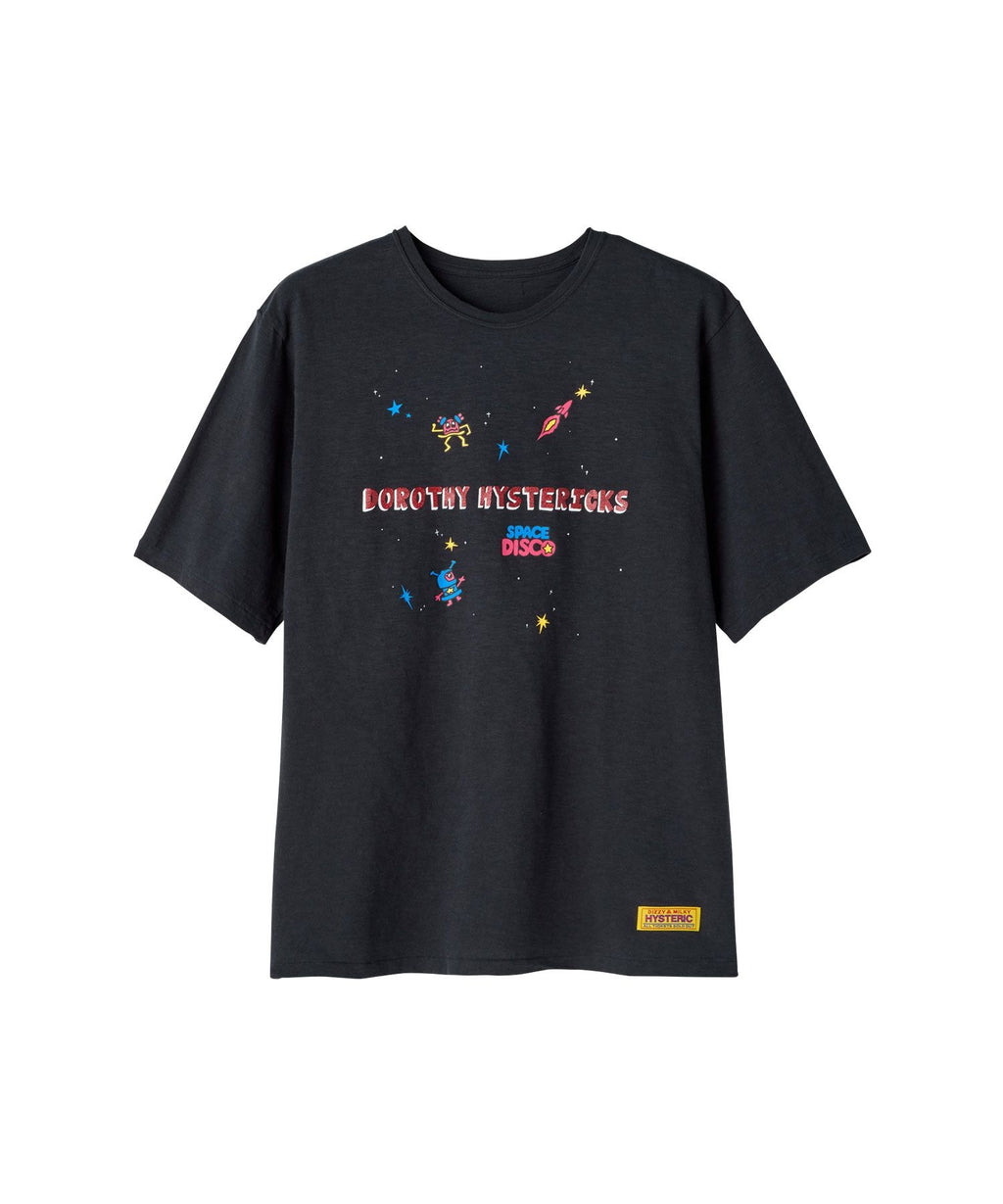 DOROTHY HENDRICKS/SPACE DISCO Tee - Black