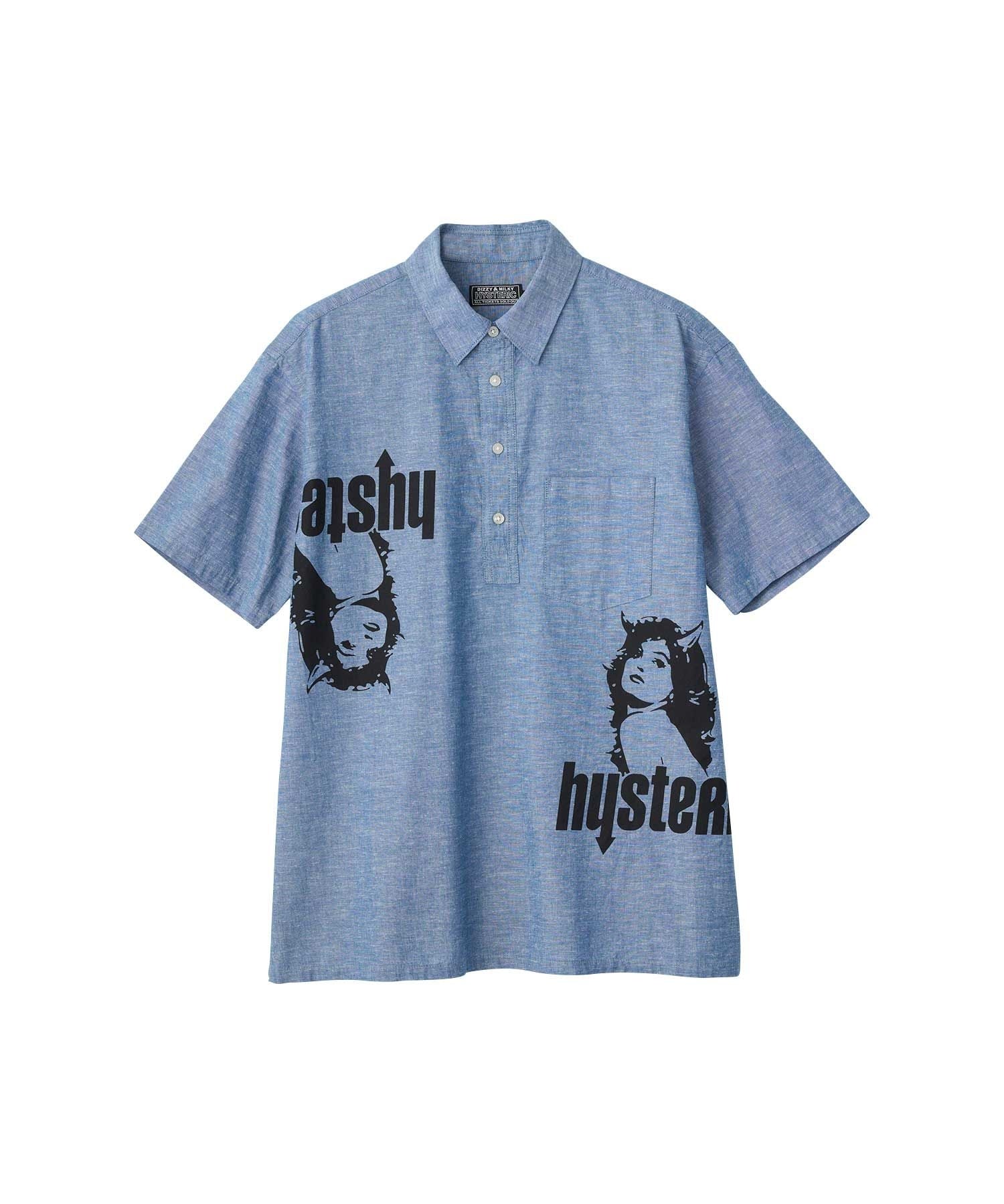 DEVIL WOMAN Pullover Shirt - Blue