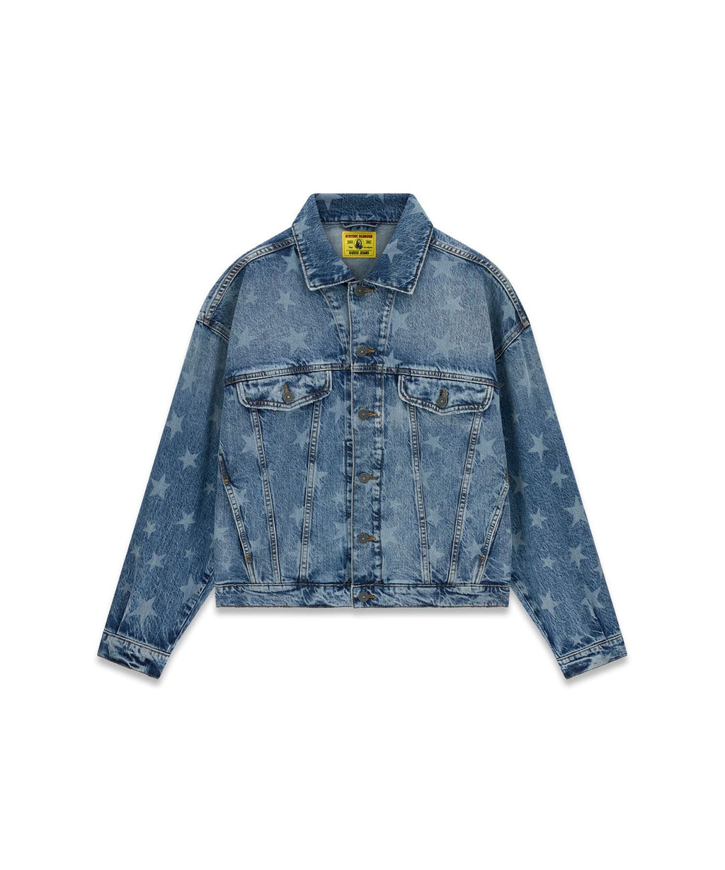 GUESS JEANS/OVERSIZE DENIM JACKET - Light Indigo Blue