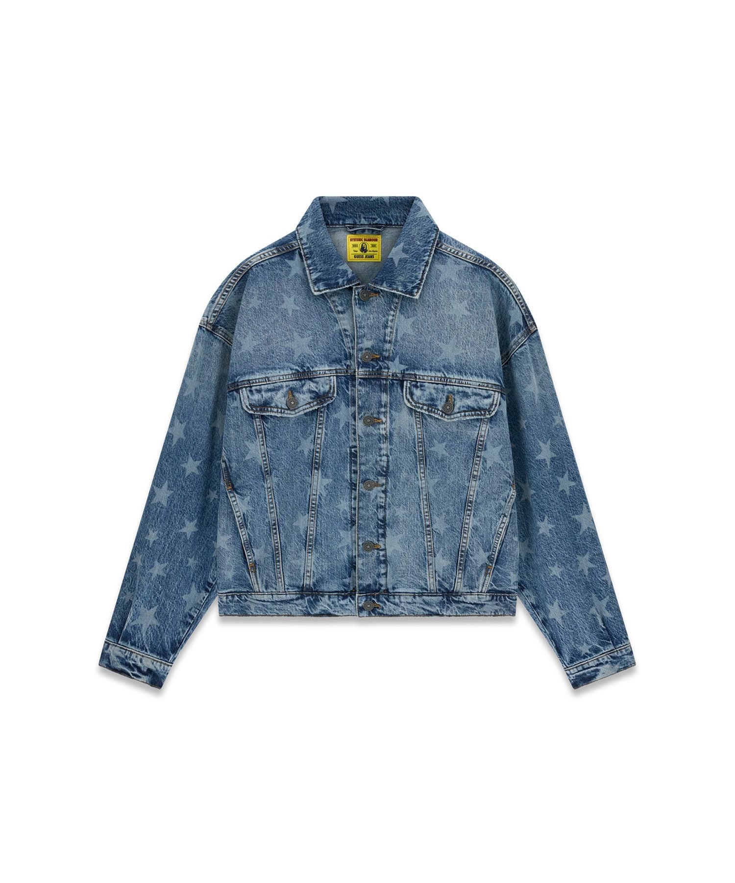 GUESS JEANS/OVERSIZE DENIM JACKET - Light Indigo Blue