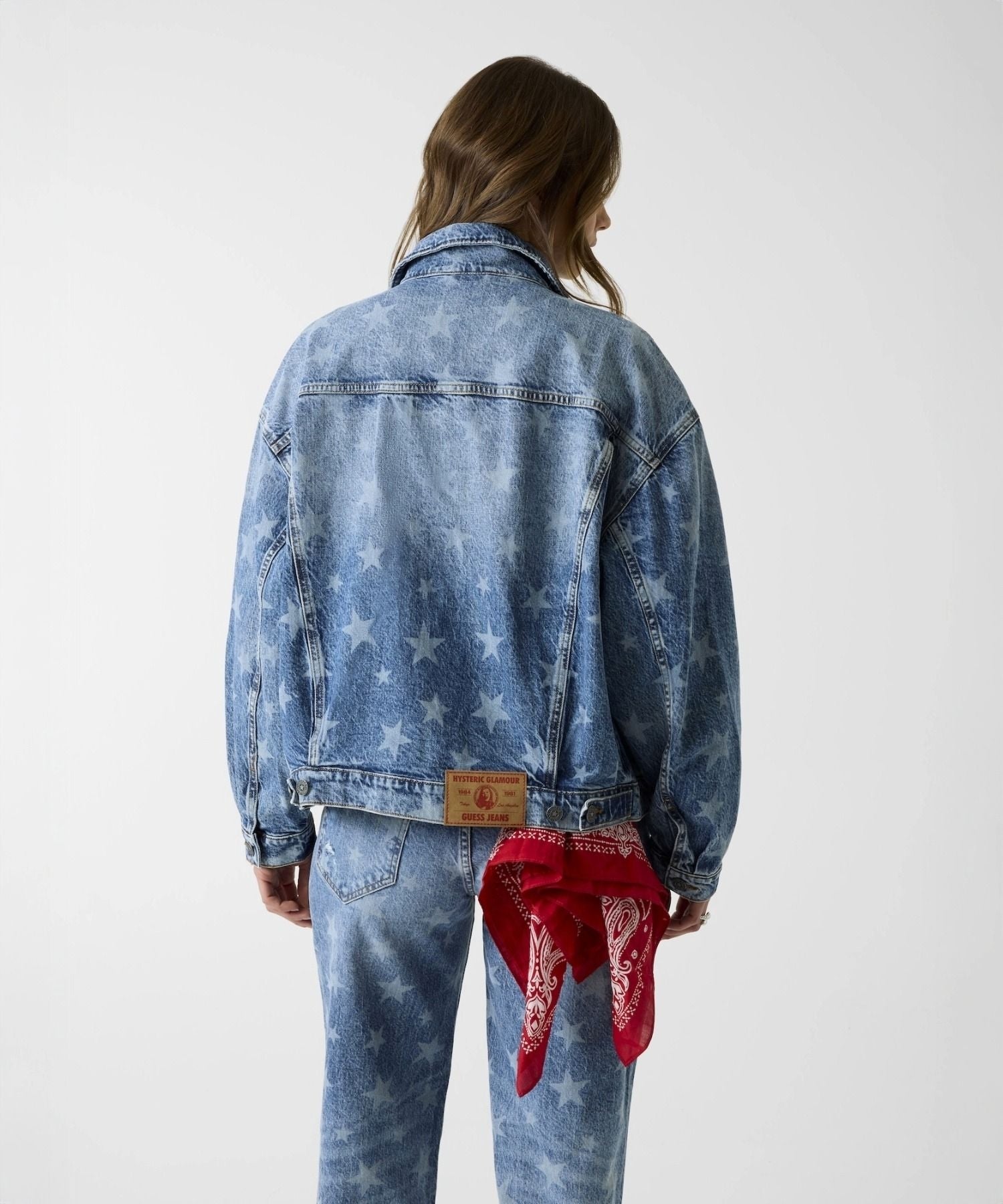 GUESS JEANS/OVERSIZE DENIM JACKET