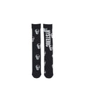 SKULL Knee High Socks - Black