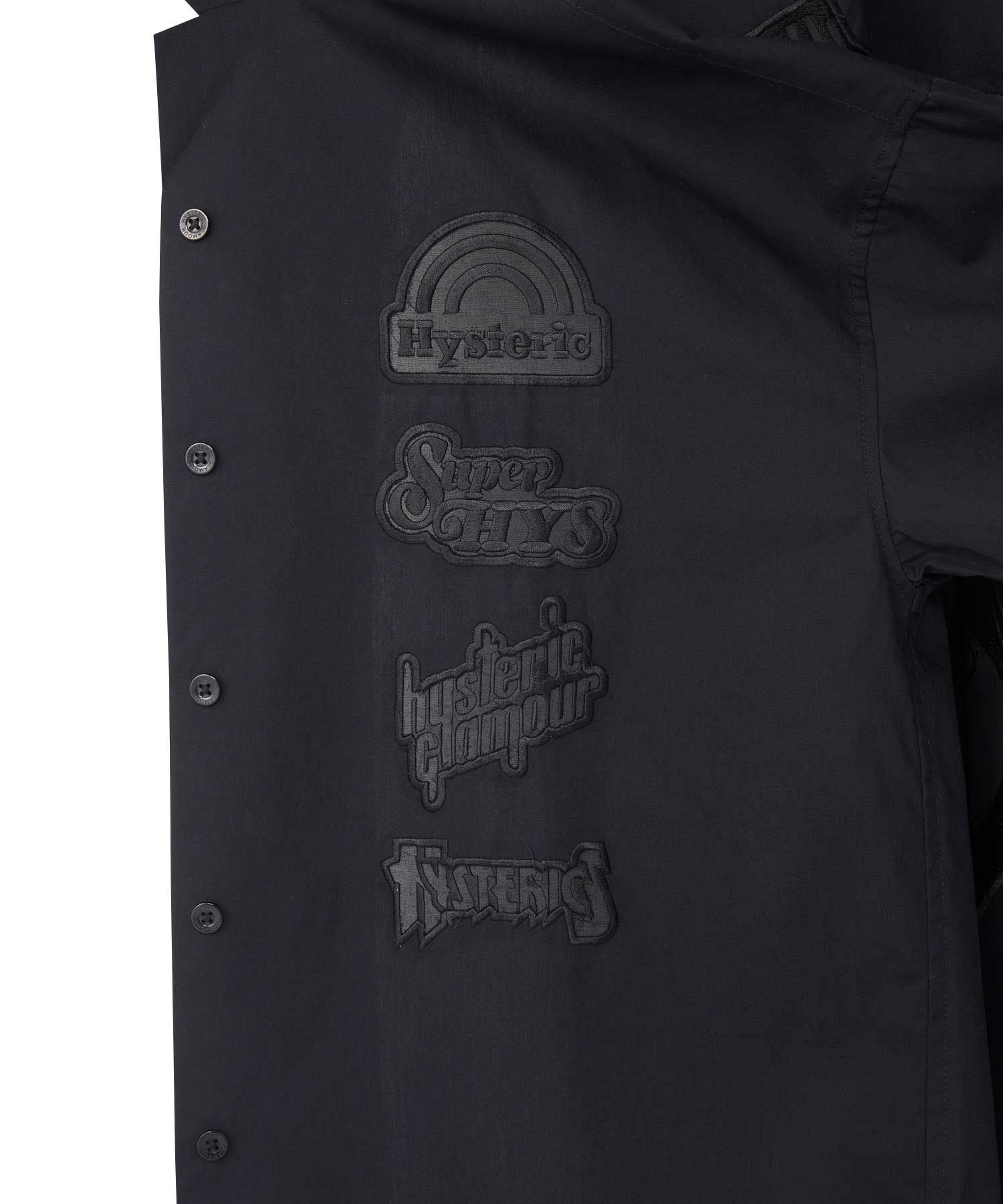 Guitar Girl Embroidered Oversized Shirt