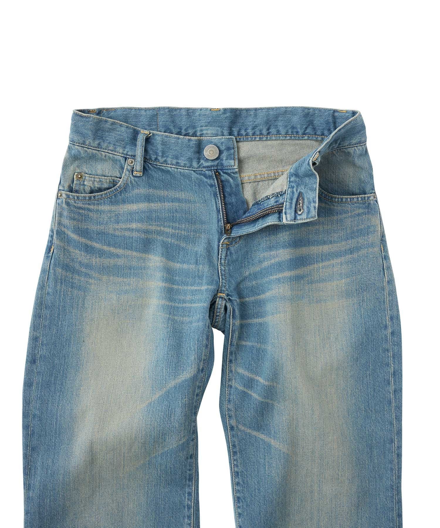 Low Rise Straight Denim Pants