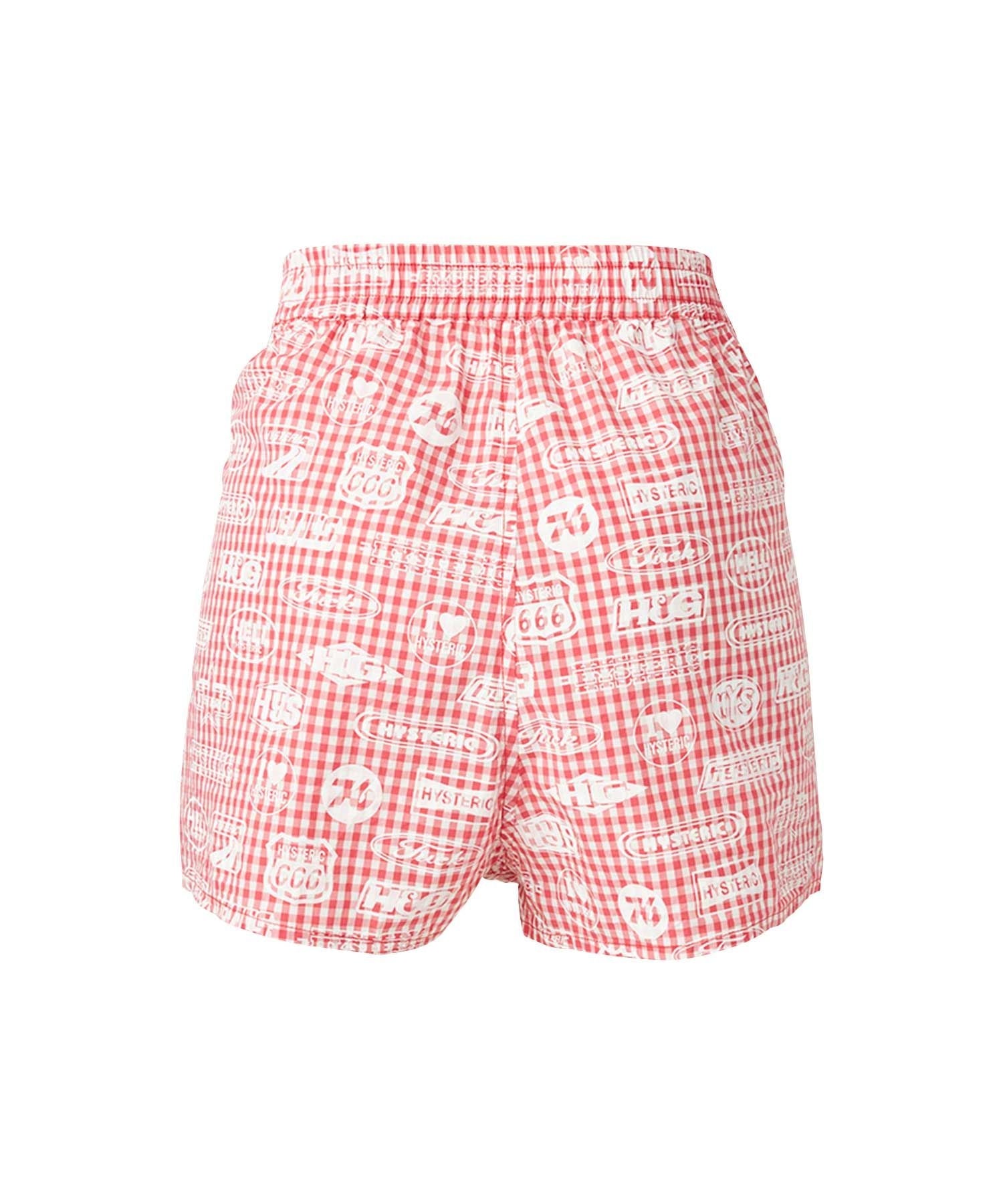 HG Racing Gingham Check Short Pants