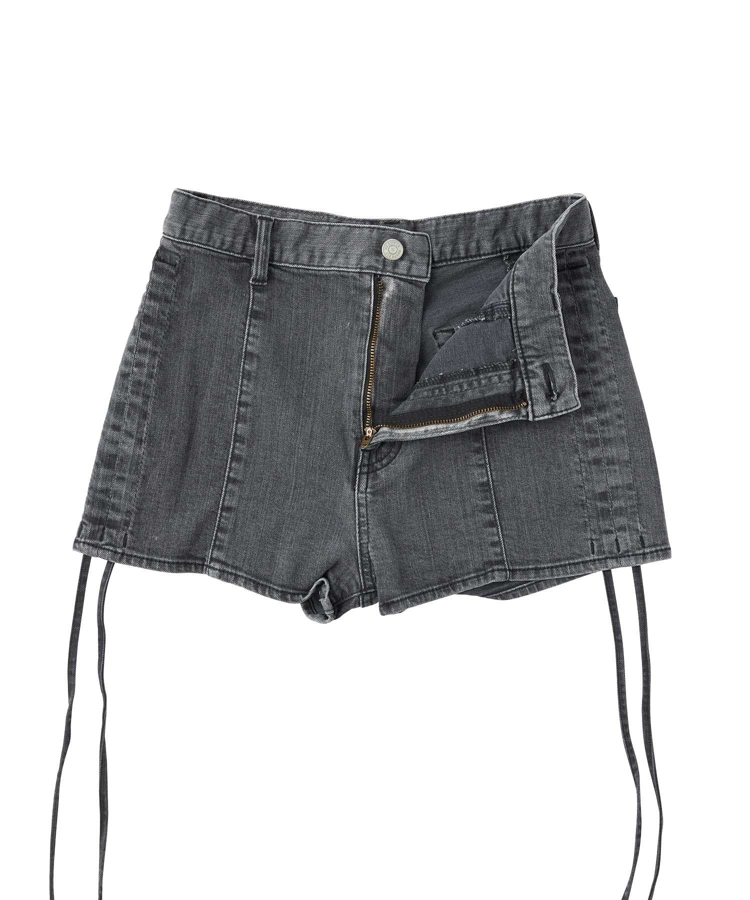 Side Gather Leg Wrap Short Pants