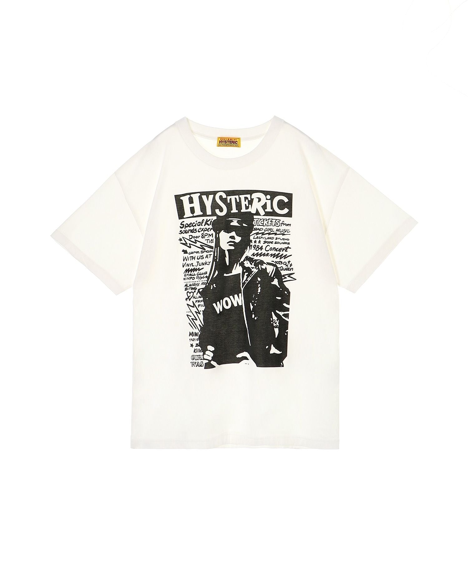 WOW GIRL Oversized T-Shirt - White