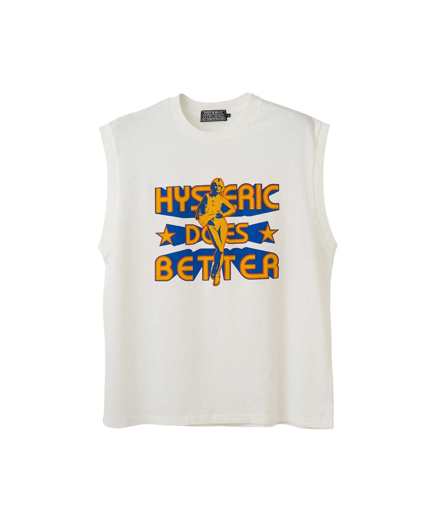 HYSTERIC DOES BETTER Sleeveless T-Shirt - White