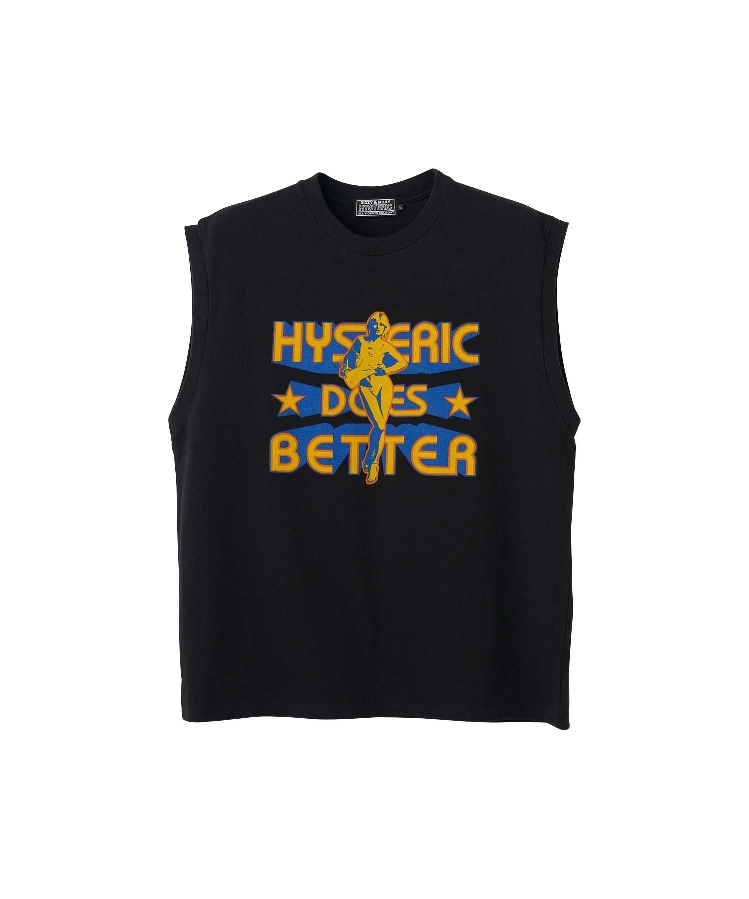 HYSTERIC DOES BETTER Sleeveless T-Shirt - Black