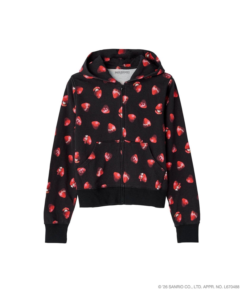 MY STRAWBERRY Pattern Hoodie - Other black series