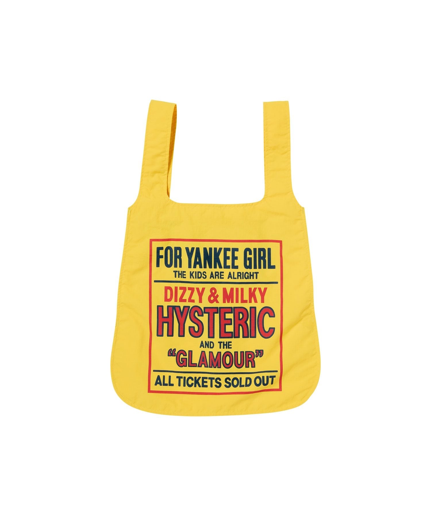 DIZZY & MILKY 2WAY Tote Bag - Yellow