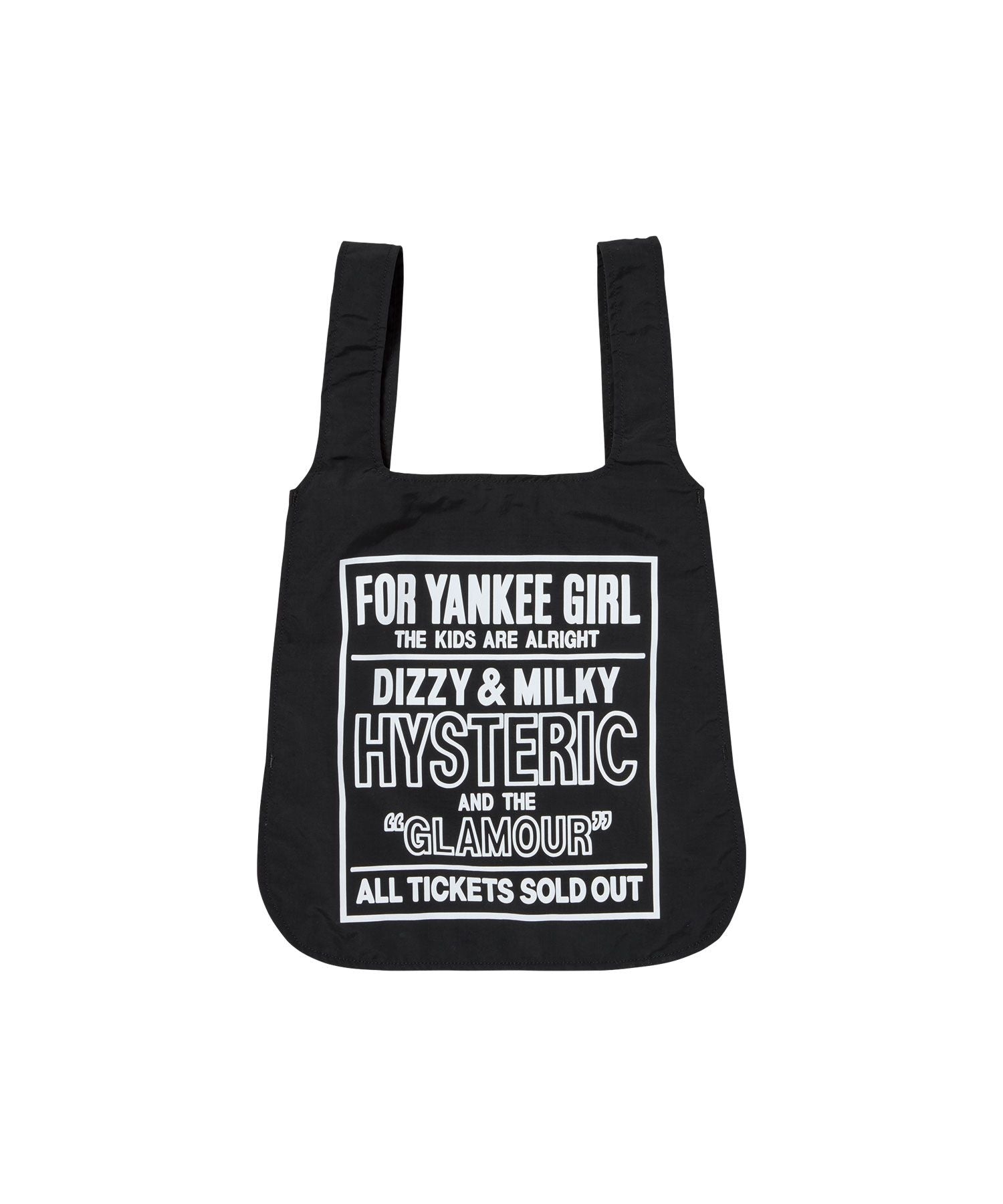 DIZZY & MILKY 2WAY Tote Bag - Black