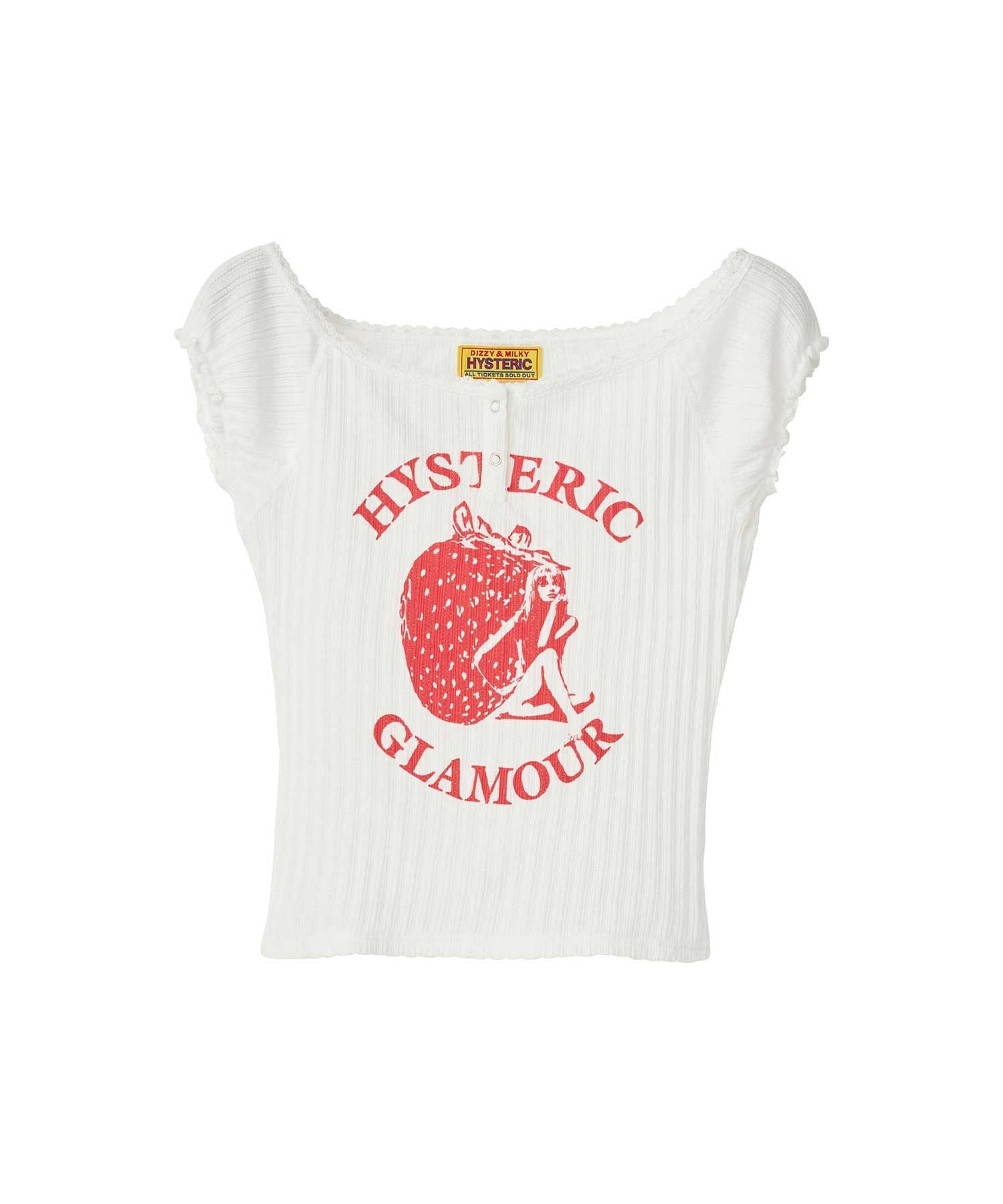 STRAWBERRY FREAK Chibi T-Shirt - White