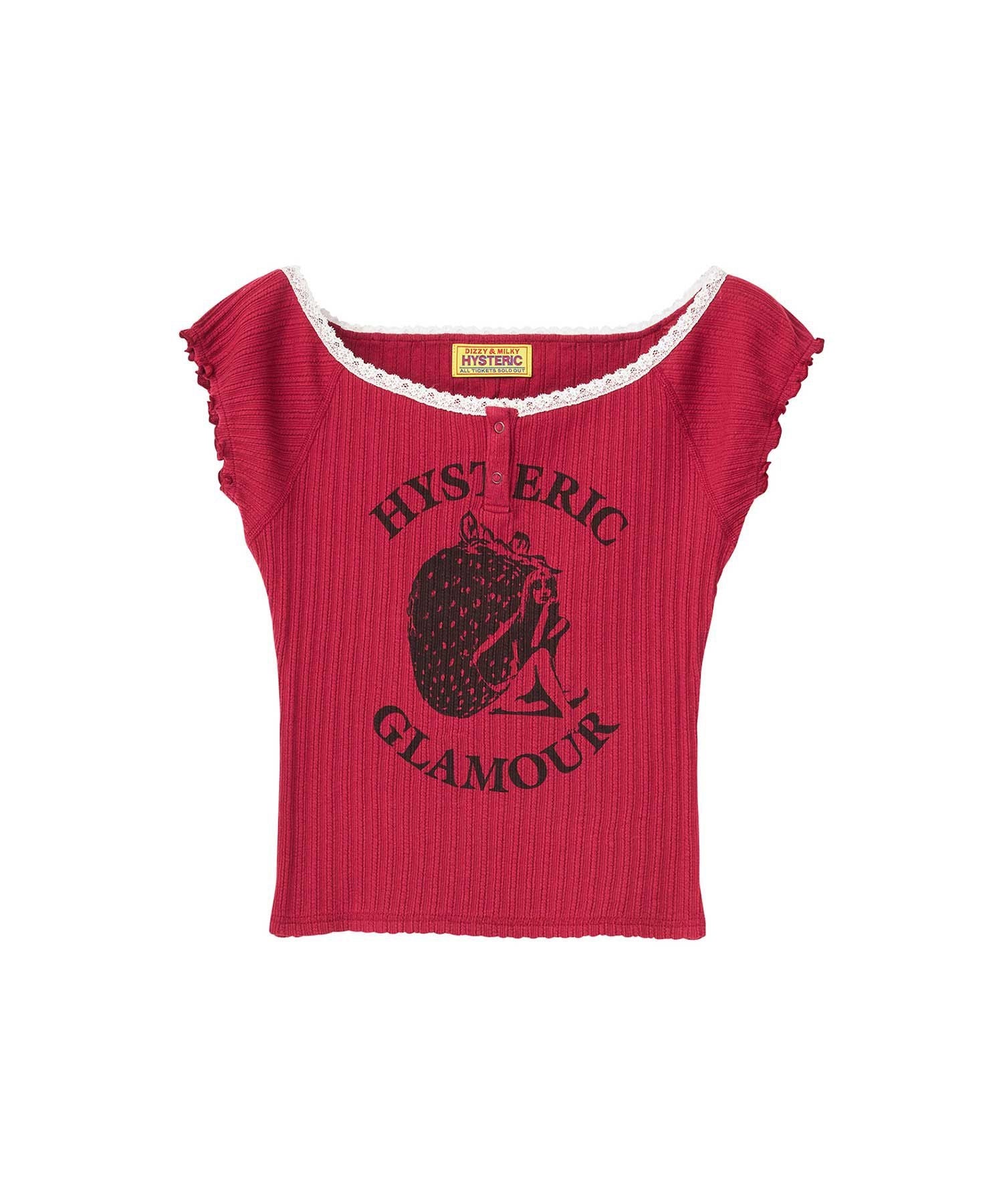 STRAWBERRY FREAK Chibi T-Shirt - Pink