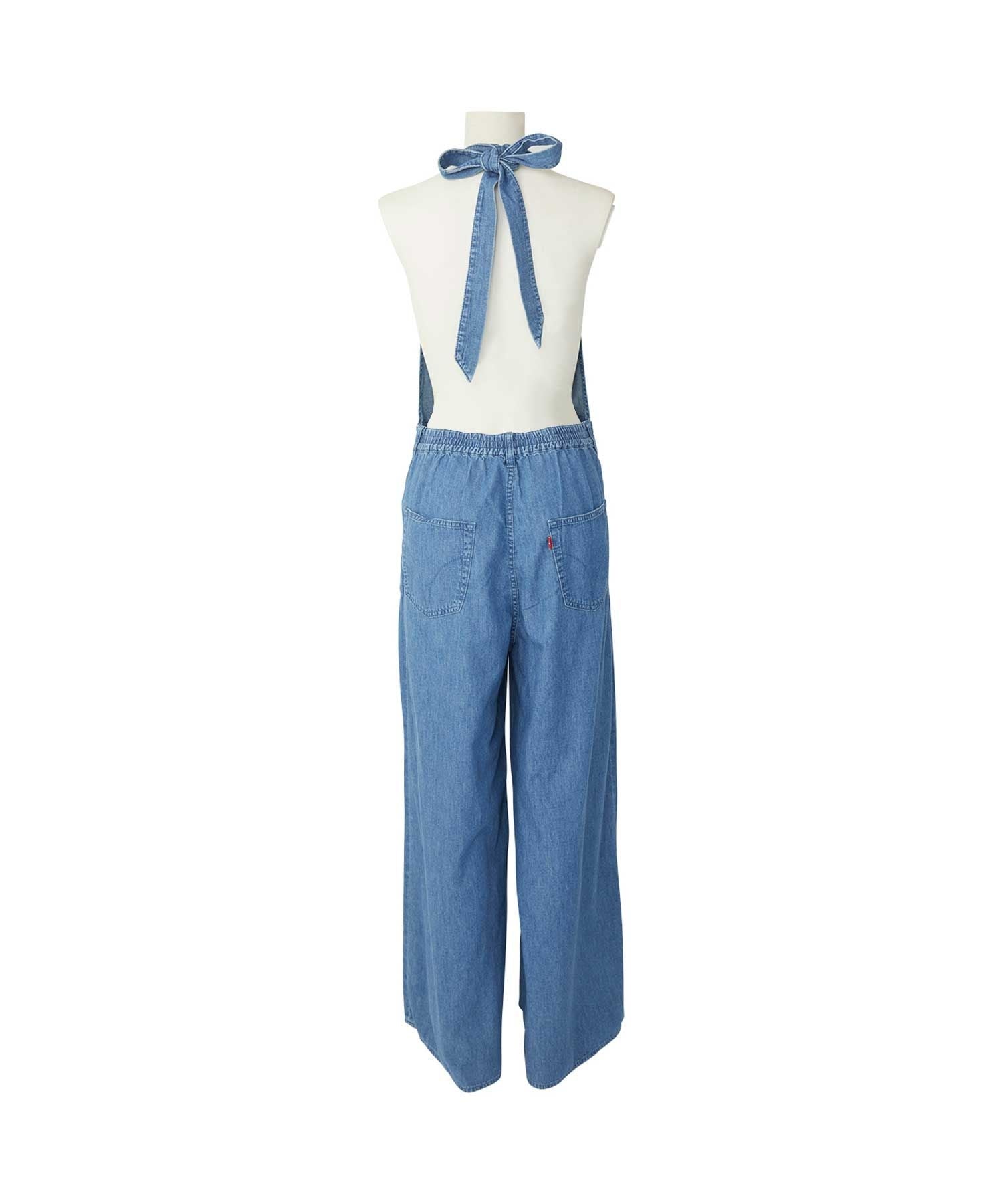 Guitar Girl Cotton Linen Denim Overalls