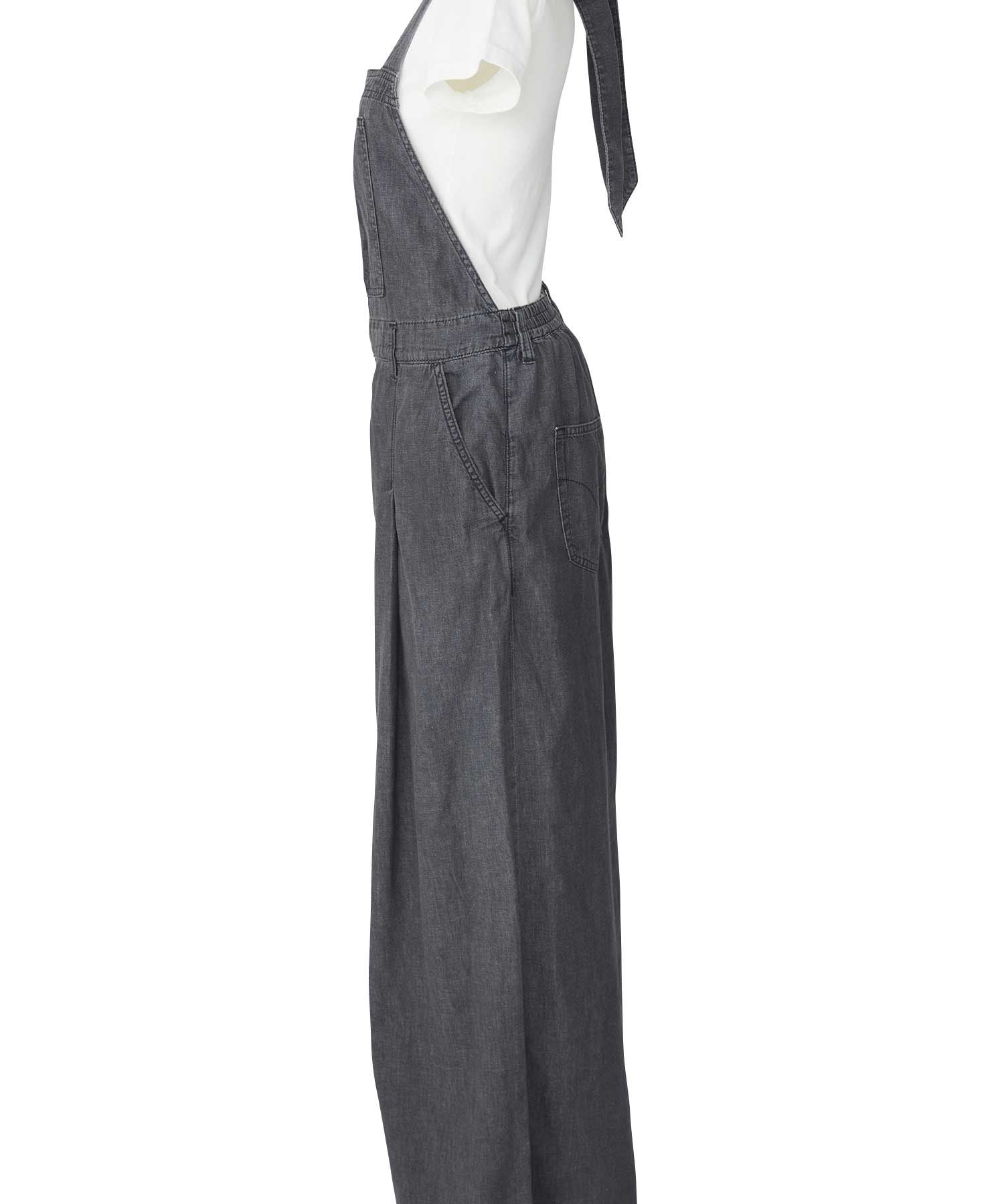 Guitar Girl Cotton Linen Denim Overalls