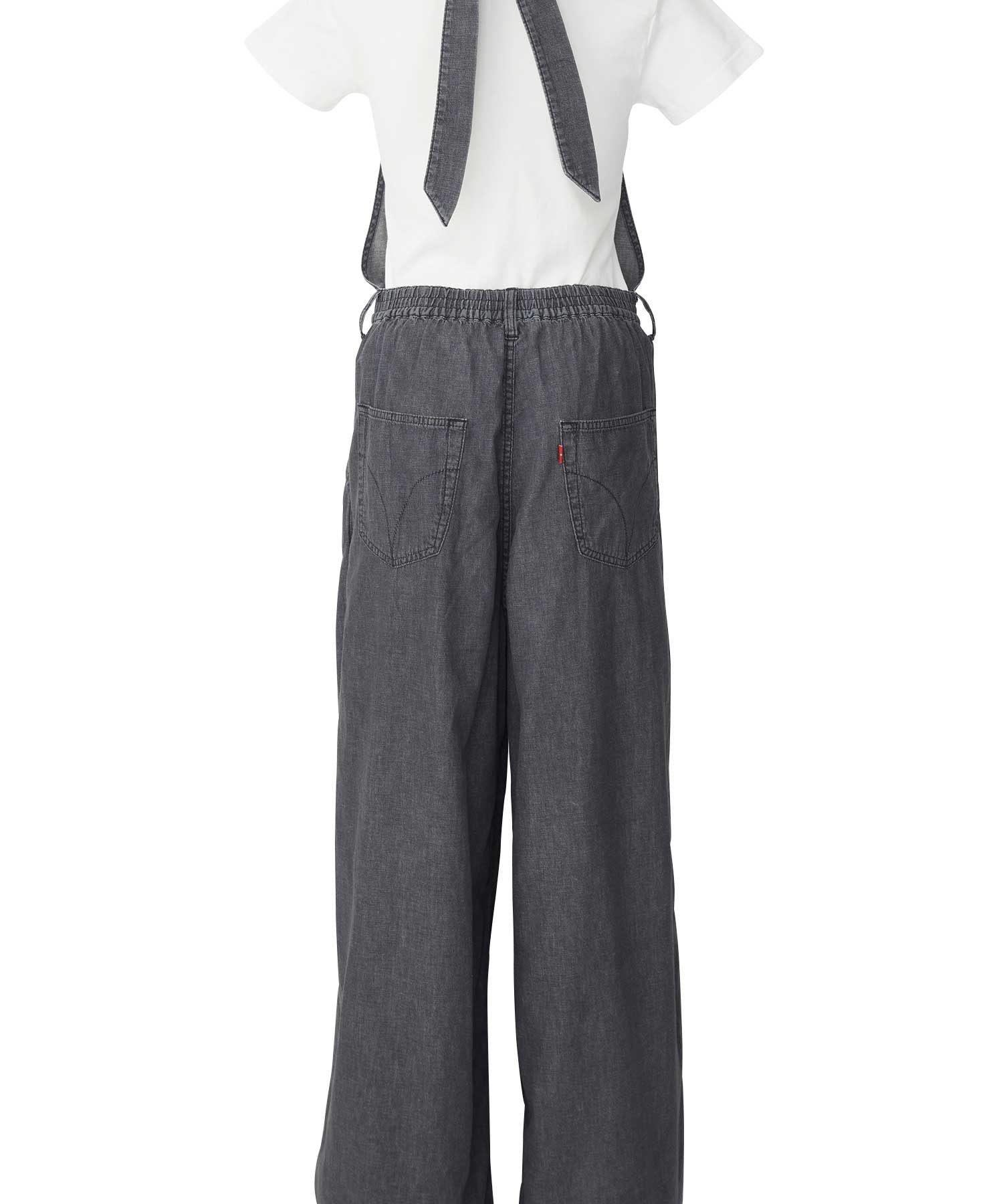 Guitar Girl Cotton Linen Denim Overalls