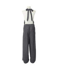 Guitar Girl Cotton Linen Denim Overalls
