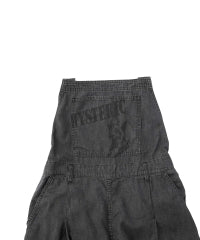 Guitar Girl Cotton Linen Denim Overalls