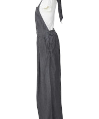 Guitar Girl Cotton Linen Denim Overalls