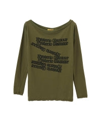 TYPEWRITER LOGO T-SHIRT