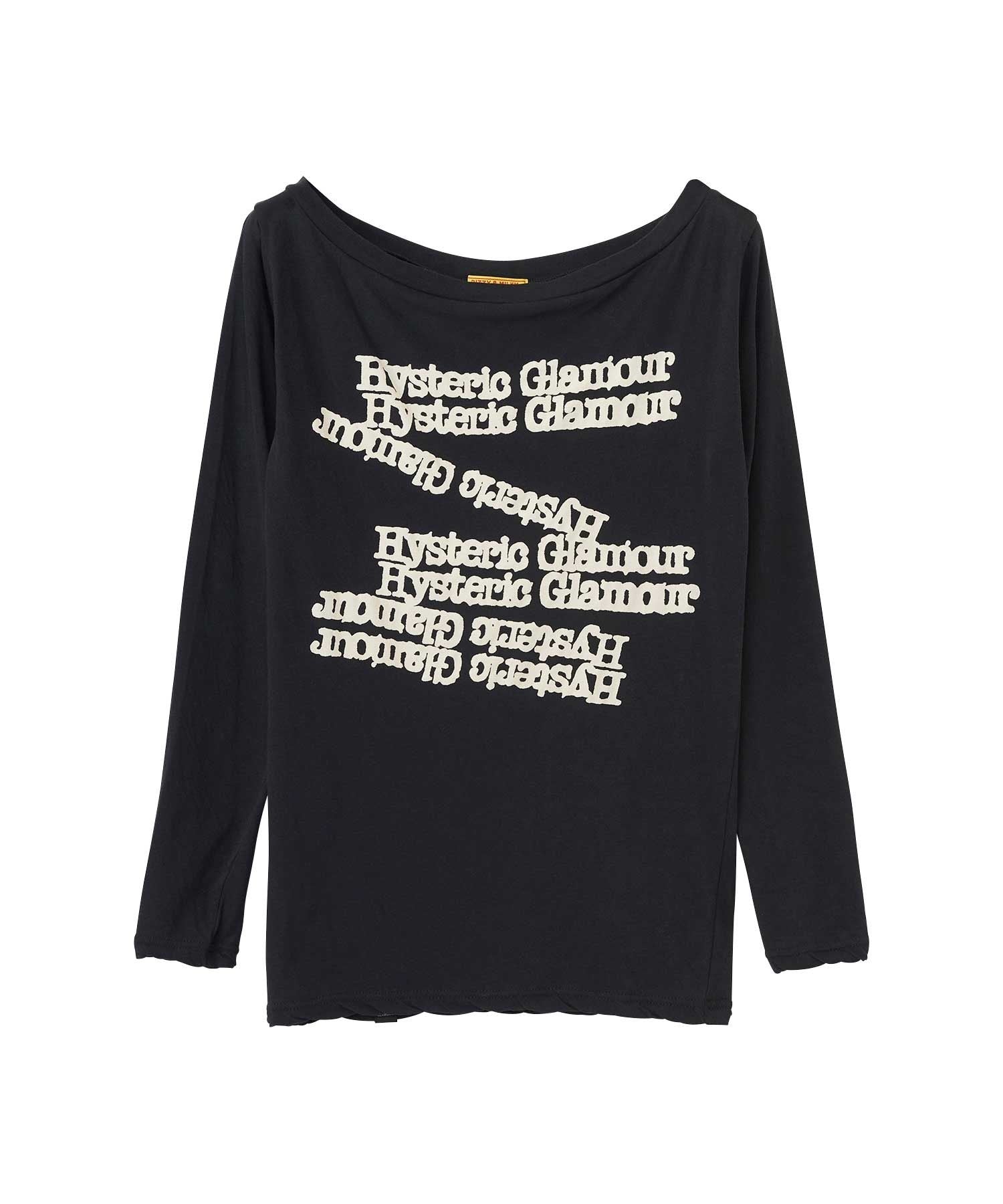 TYPEWRITER LOGO T-SHIRT - Black
