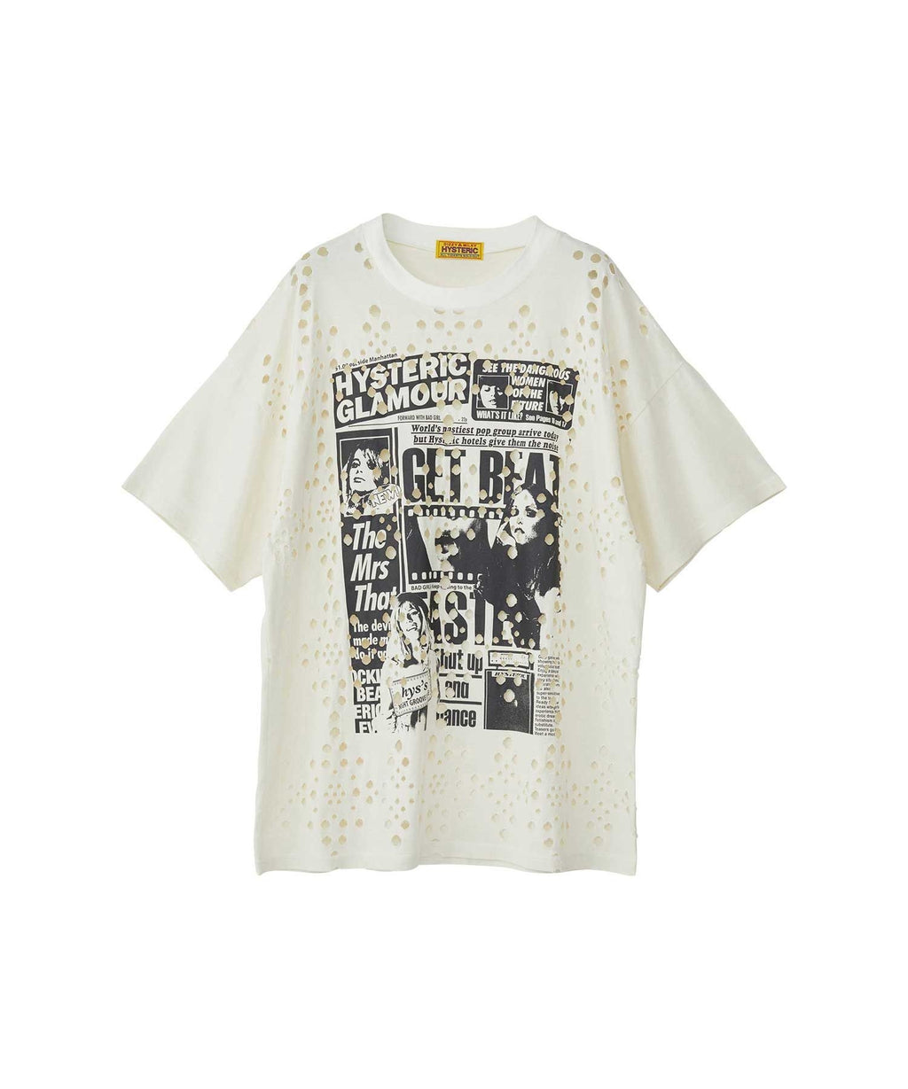 DAILY HYSTERIC Oversized T-Shirt - White