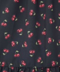 Skull Cherry Pattern Camisole Dress