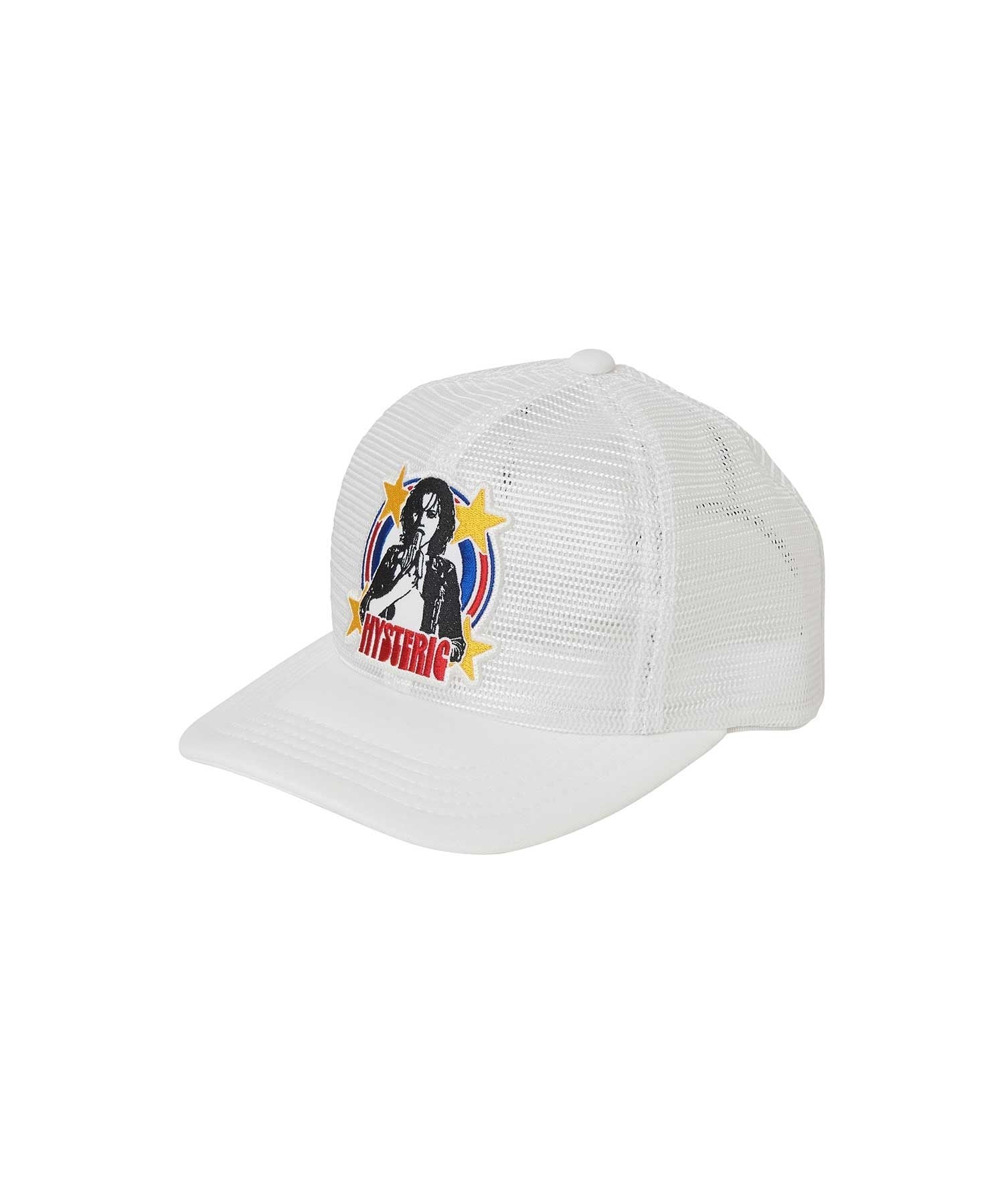 Woman Banana Patch All Mesh Cap - White